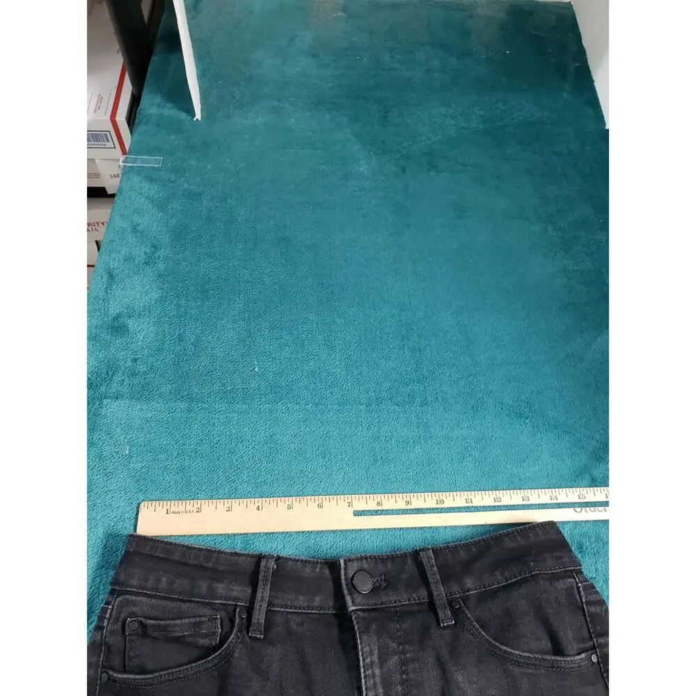 Ann Taylor Jeans Size 6 Petite Women Black Pants Denim Stretch Mid Rise Skinny